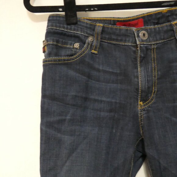 AG - ADRIANO GOLDSCHMIED - The Angel | 29R | Dark Wash Blue Straight Leg Jeans - Picture 3 of 16